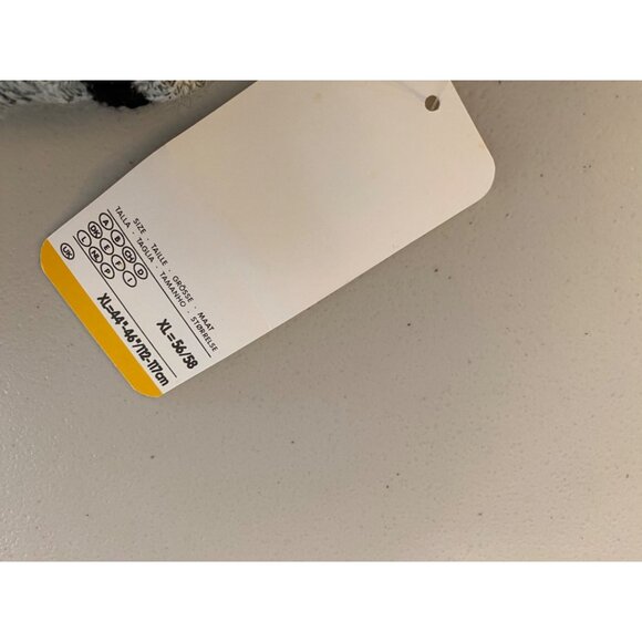 NWT Vintage C&A Sweater Crew Neck Pull Over Golf Scene Knit Design Gray XL - Picture 8 of 11